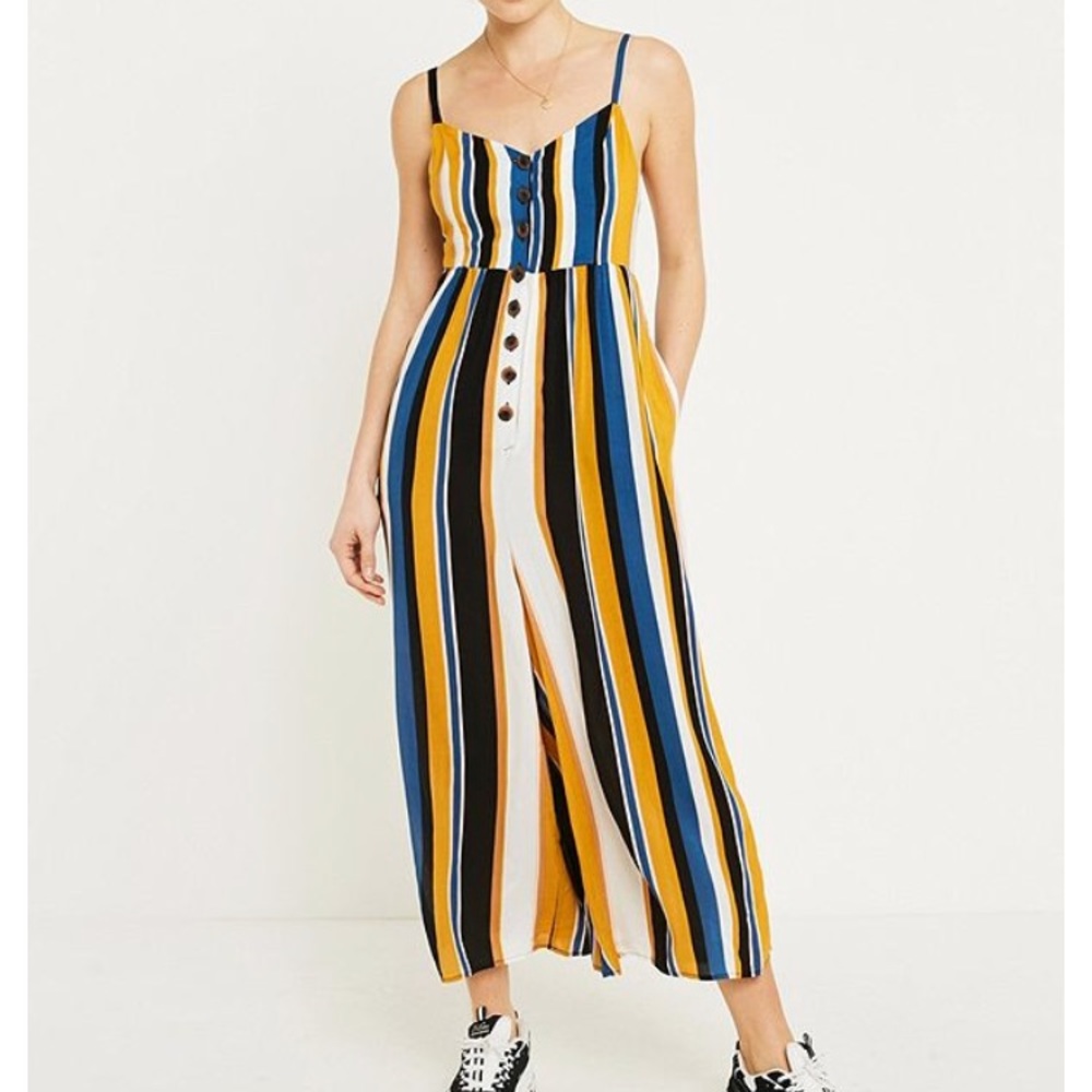 NWT Striped Jumpsuit